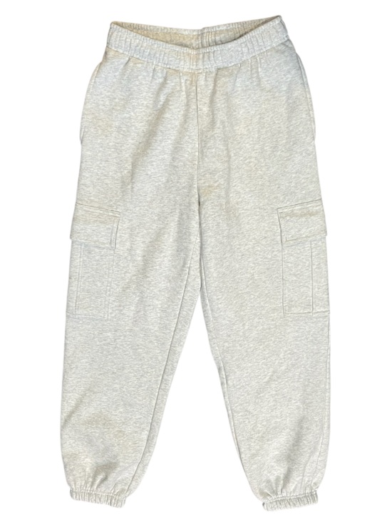 Tuff Athletics Pants - Tuff Athletics Cargo Joggers Heather Grey Size XS